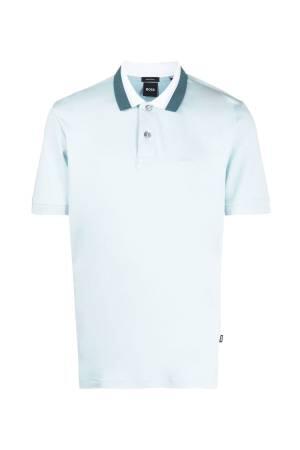 Yakalı Erkek Polo Yaka T-Shirt - 50481614 Açık Mavi - Thumbnail