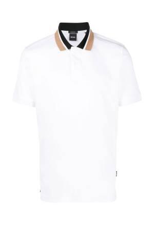 Yakalı Erkek Polo Yaka T-Shirt - 50481614 Beyaz - Thumbnail