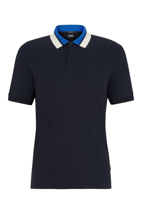 Yakalı Erkek Polo Yaka T-Shirt - 50481614 Koyu Mavi