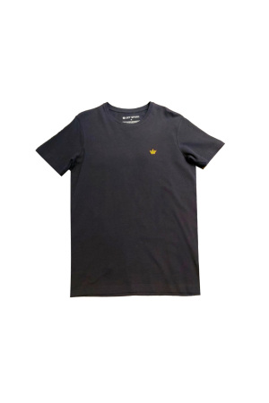 Zey/Plus Petek Dokulu Erkek Basic T-Shirt - A0012 Lacivert - Zey/Plus