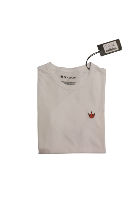Zey/Plus Erkek Basic T-Shirt - A0014 Beyaz - 1