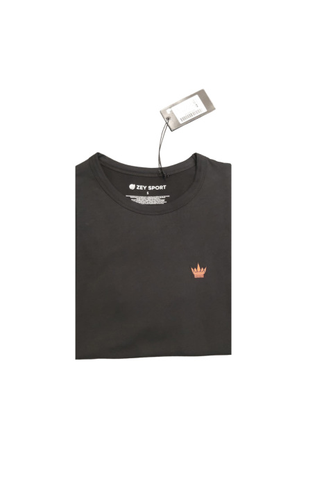 Zey/Plus Erkek Basic T-Shirt - A0014 Siyah - 1