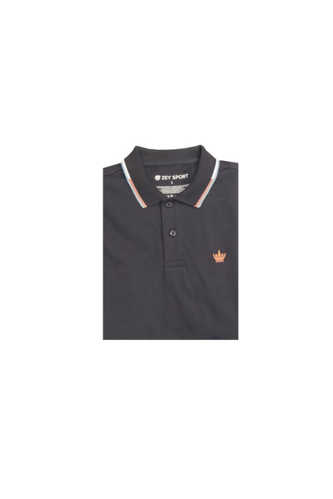 Zey/Plus Erkek Polo T-Shirt - A0022 Lacivert - 1