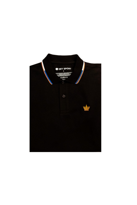 Zey/Plus Erkek Polo T-Shirt - A0022 Siyah - 1