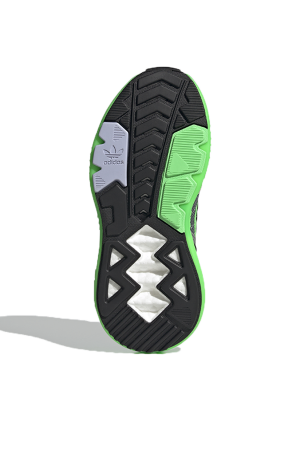 Zx 5K Boost Erkek Çocuk Ayakkabı - GW4976 Gri/Neon Yeşil - 4